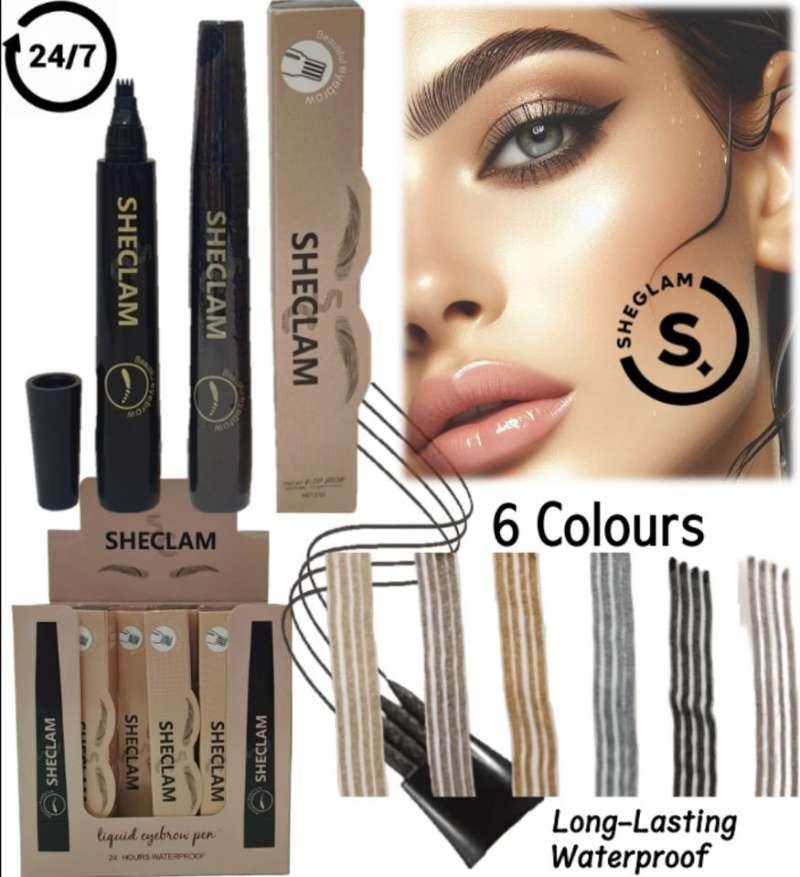 Waterproof Liquid Eyebrow Pen Brown 5ML