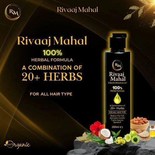 Rivaaj Mahal 100% Herbal Anti-Dandruff Hair Oil 200ml
