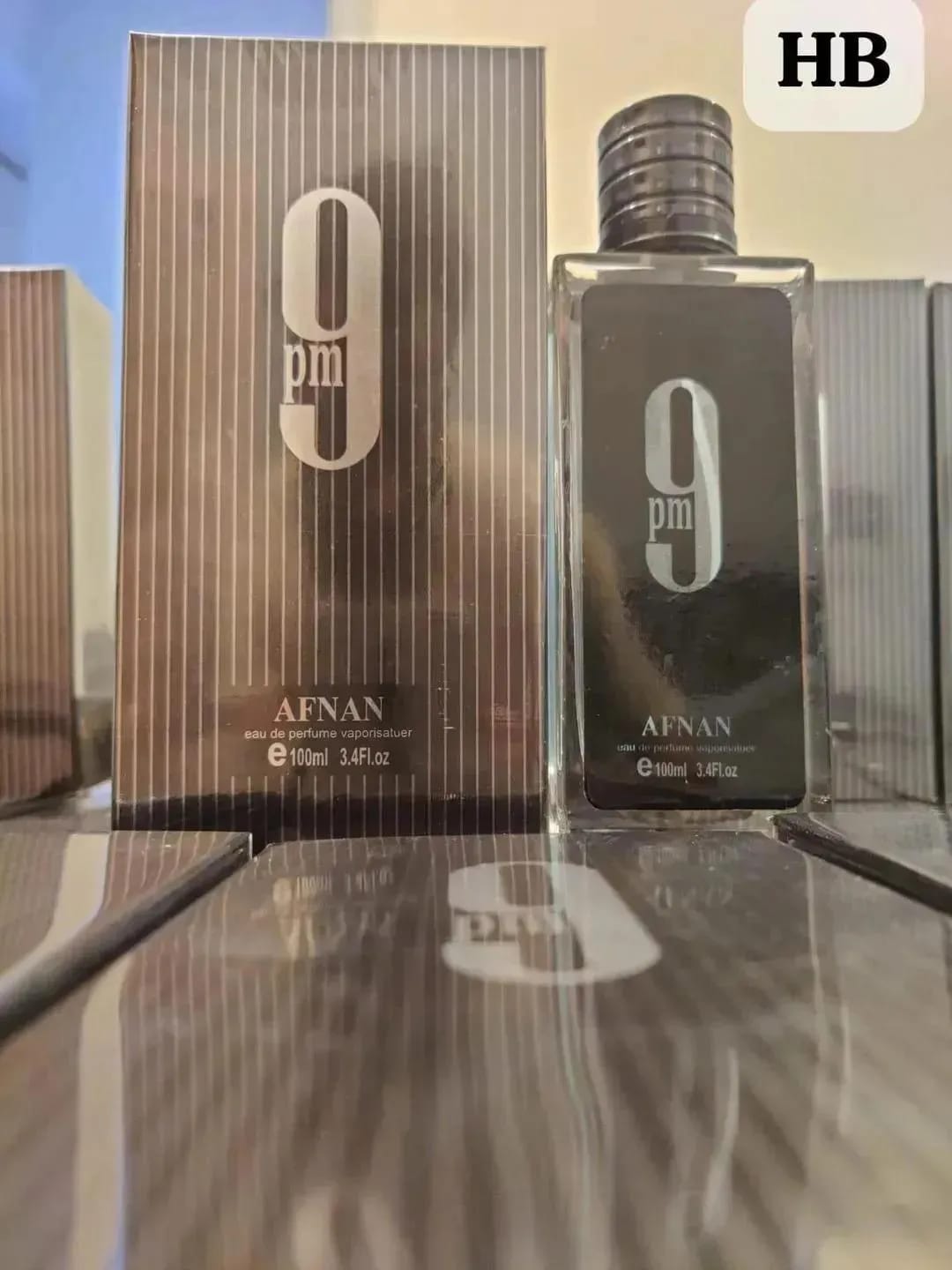 9pm Unisex Floral Perfume 100ml Alcohol Free Black