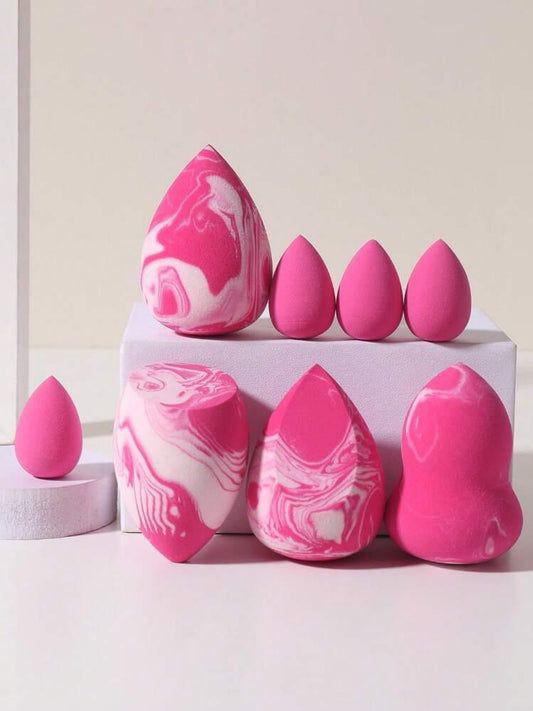 High quality 8 in 1 Reusable Beauty Blender - 4 Large 4 Small