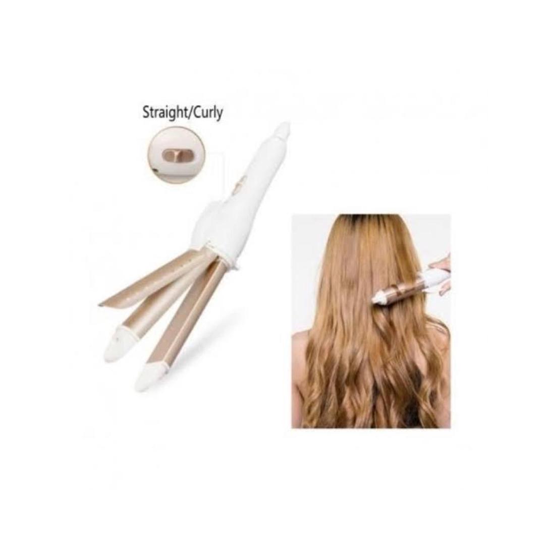 Nova 2-in-1 Hair Straightener & Curler White