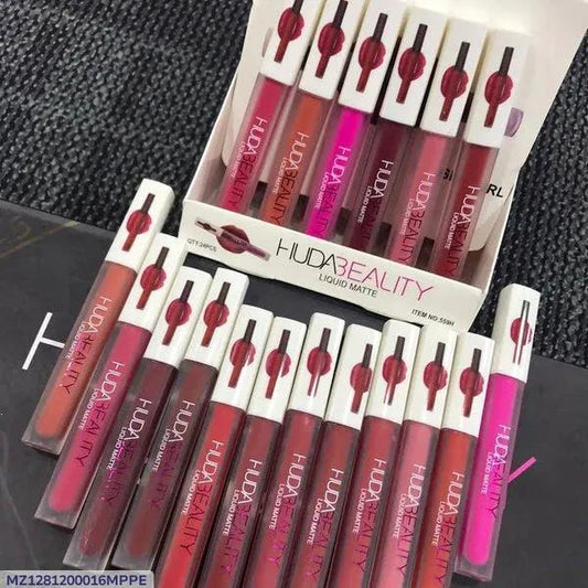 Huda Beauty Matte Liquid Lip Gloss Pack of 12