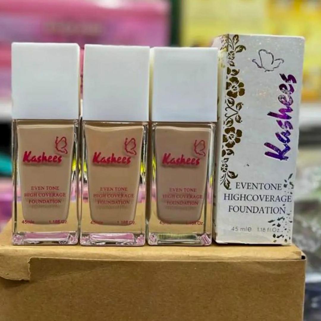 Kashees High Coverage Liquid Foundation 45ml Beige Ivory