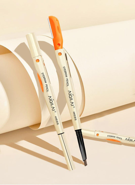 Waterproof 3-in-1 Eyebrow Pencil Brush