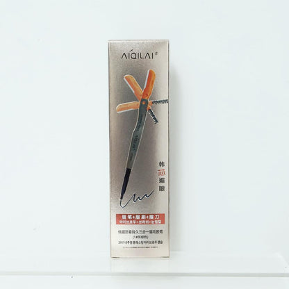 Waterproof 3-in-1 Eyebrow Pencil Brush