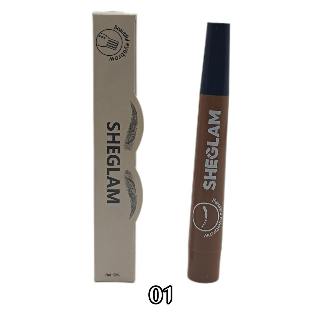 Waterproof Liquid Eyebrow Pen Brown 5ML