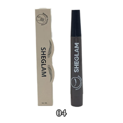 Waterproof Liquid Eyebrow Pen Brown 5ML