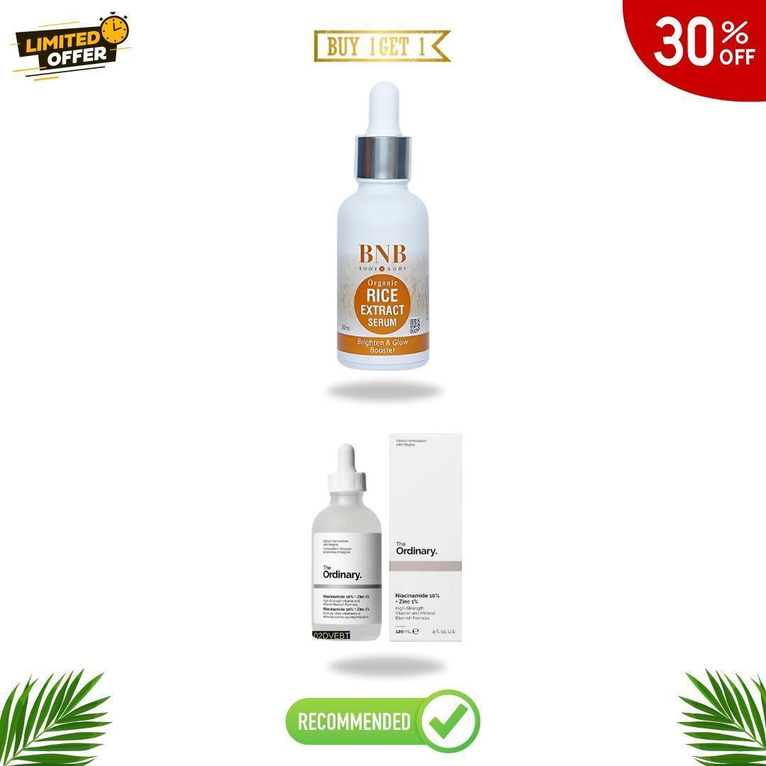 Rice Extract &amp; Niacinamide 2 in 1 Serum Deal