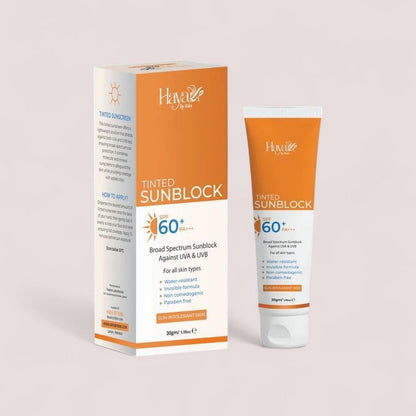 Tinted Sunblock SPF 60+ For All Skin Types