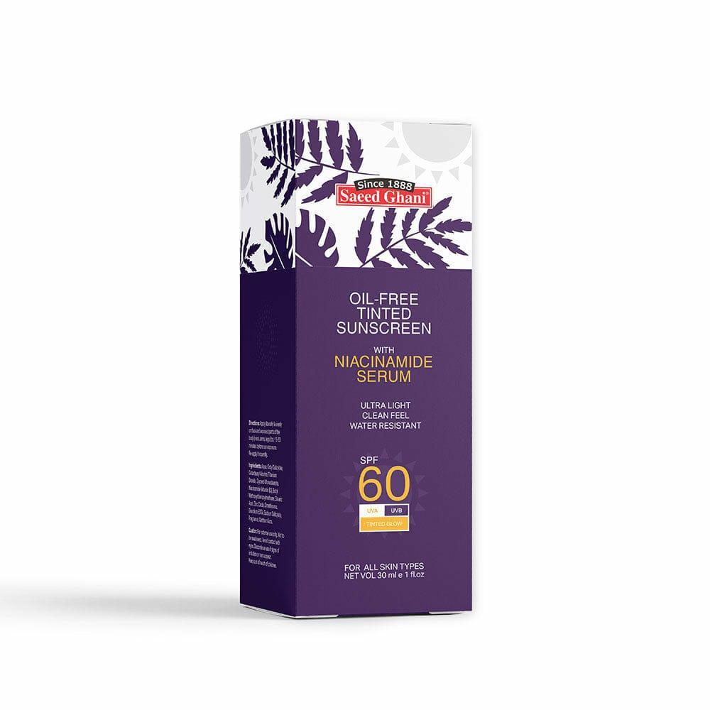 Oil-Free Tinted Sunscreen with Niacinamide Serum SPF 60