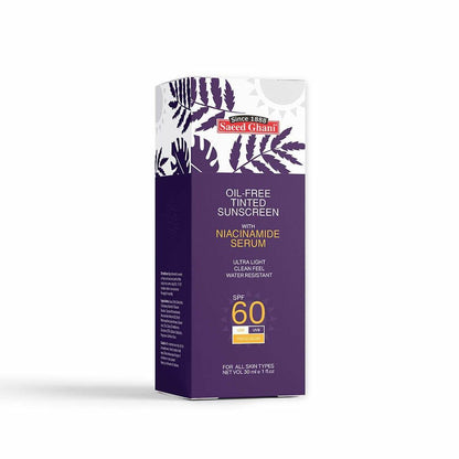 Oil-Free Tinted Sunscreen with Niacinamide Serum SPF 60