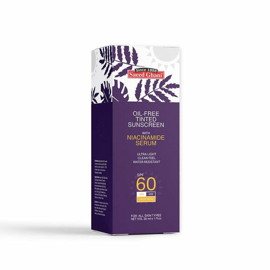 Oil-Free Tinted Sunscreen with Niacinamide Serum SPF 60