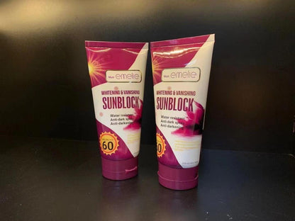 Emelie Sunblock SPF 60 Glossy 100ml All Skin Types
