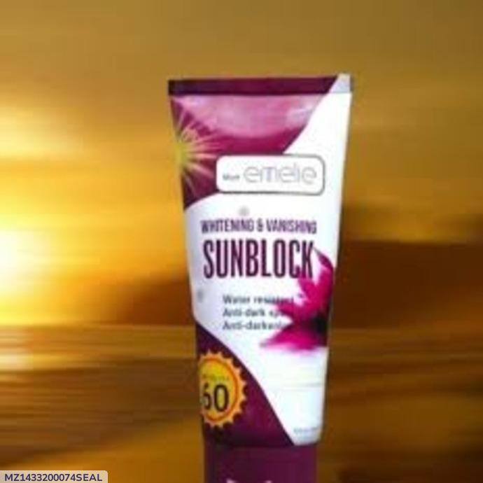 Emelie Sunblock SPF 60 Glossy 100ml All Skin Types