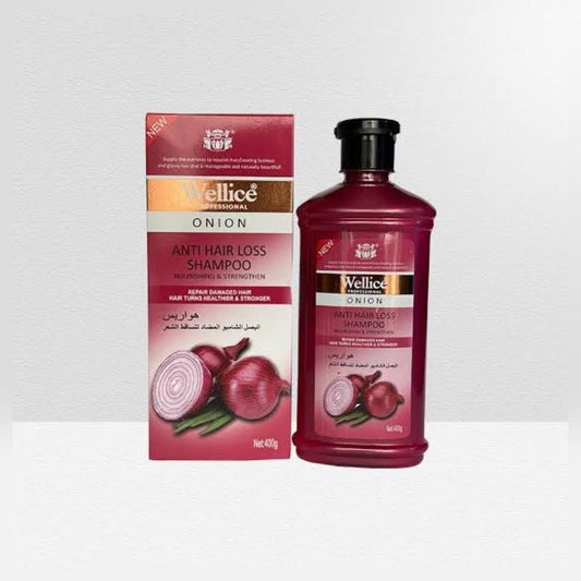 Original Wellice Onion Anti Hair Loss Shampoo 400 ml