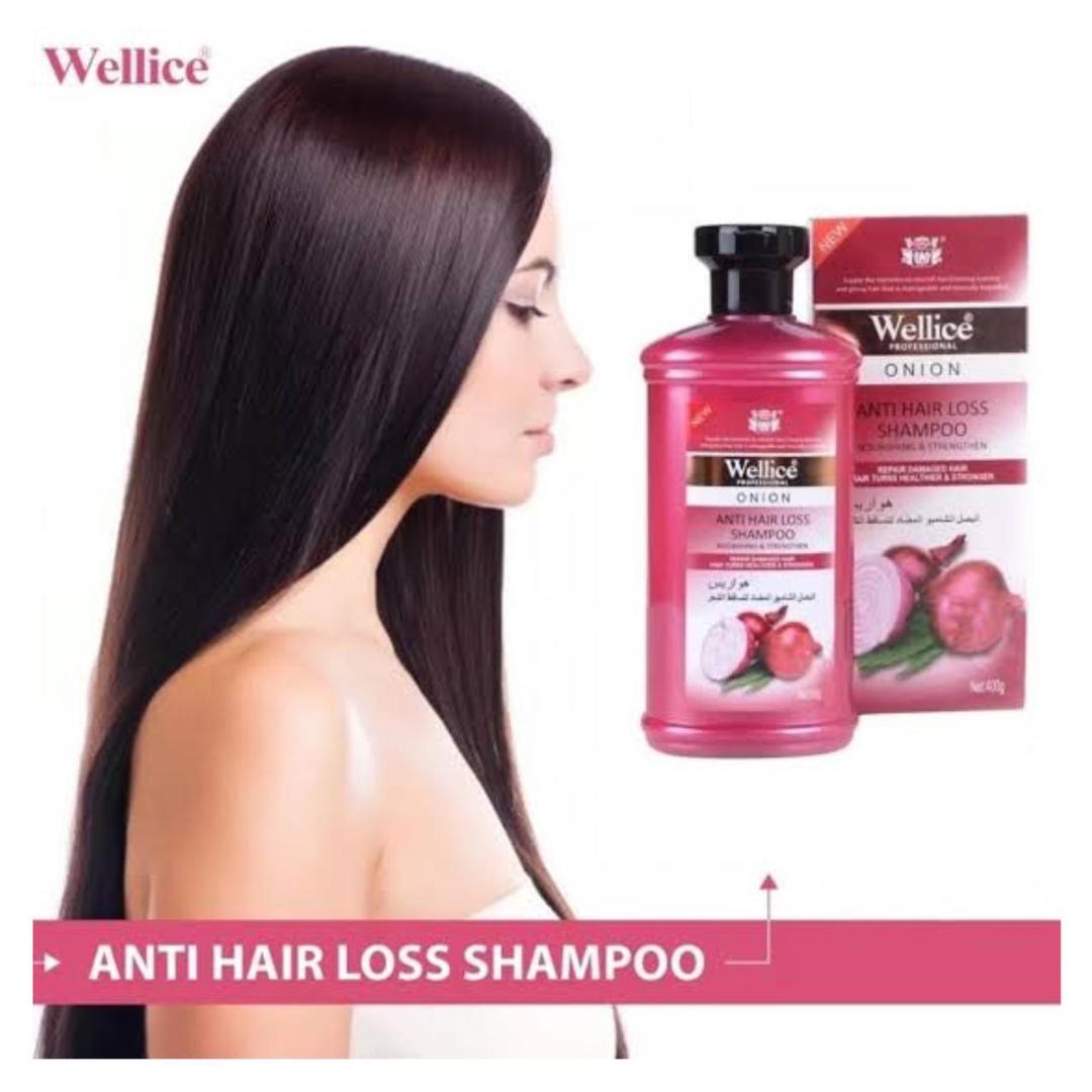 Original Wellice Onion Anti Hair Loss Shampoo 400 ml