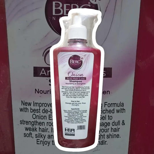 Berg Natural Onion Anti Hair Loss Shampoo 450ml