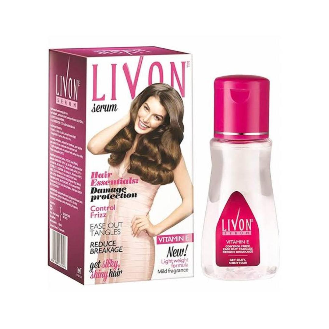 Livon Hair Serum - 50ml Anti-Dandruff &amp; Anti-Hair Fall Formula for All Hair Types