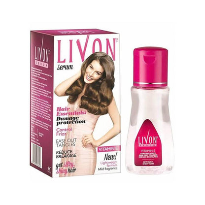 Livon Hair Serum - 50ml Anti-Dandruff &amp; Anti-Hair Fall Formula for All Hair Types
