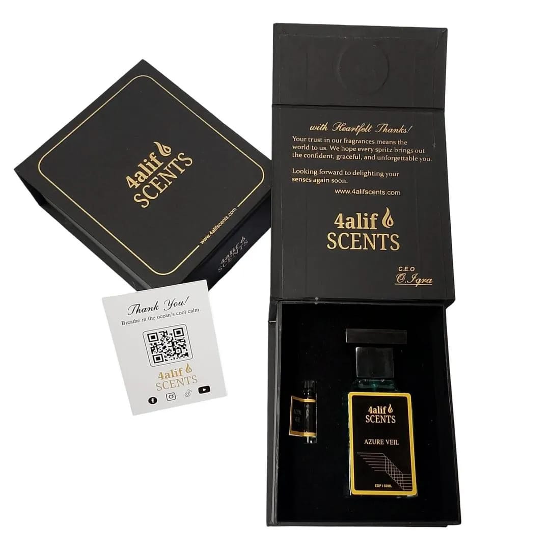 Unisex Long Lasting Perfume Azure Veil 50ml