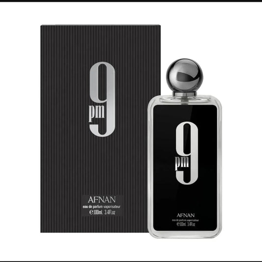 9pm Unisex Floral Perfume 100ml Alcohol Free Black