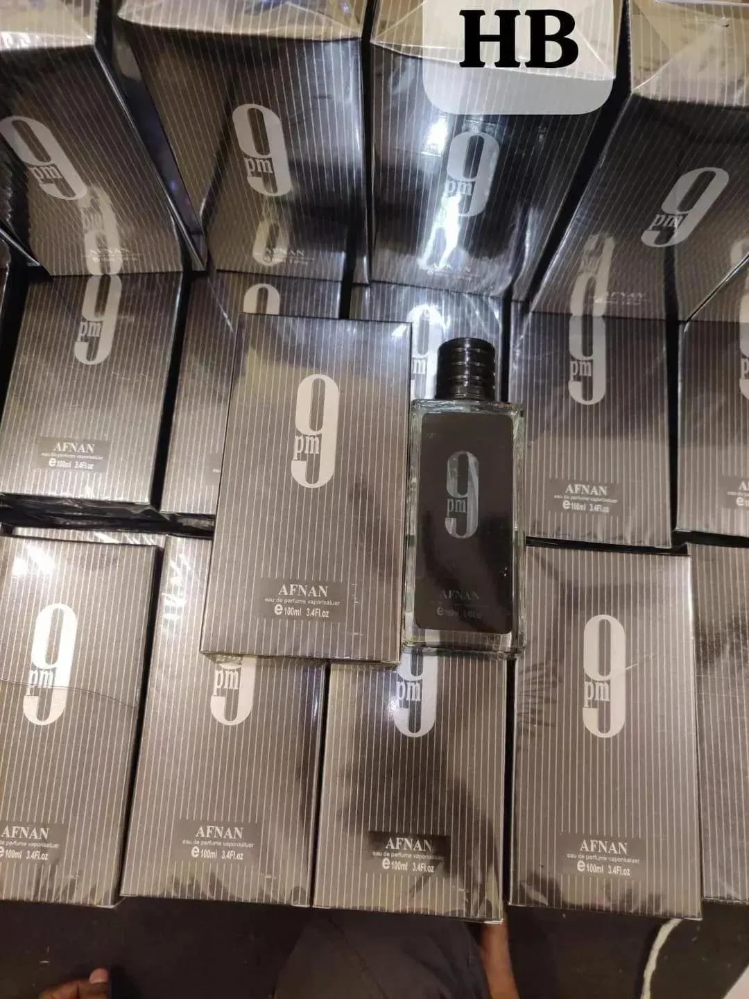 9pm Unisex Floral Perfume 100ml Alcohol Free Black