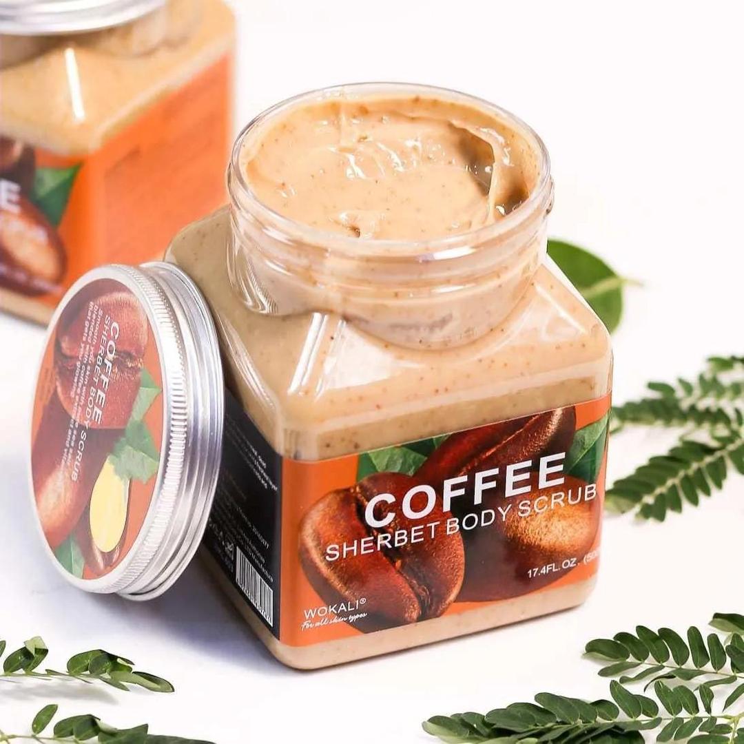 Wokali Coffee Sherbet Body Scrub 350ml