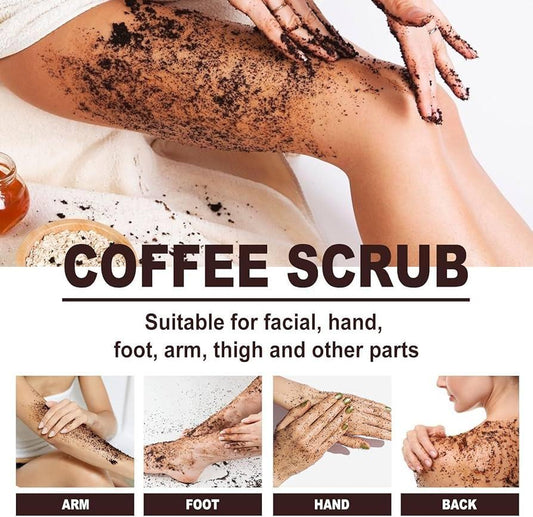 Wokali Coffee Sherbet Body Scrub 350ml