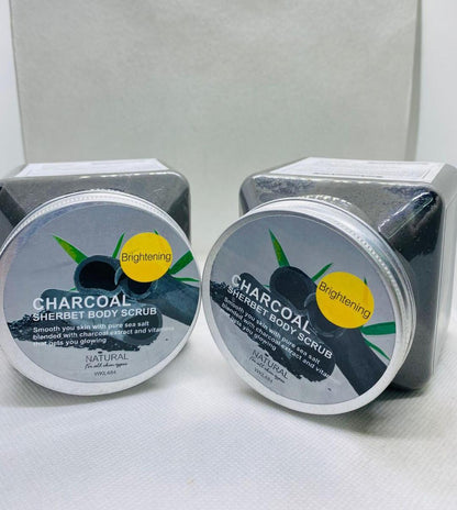 Charcoal Body Scrub Exfoliator 350g All Skin Types