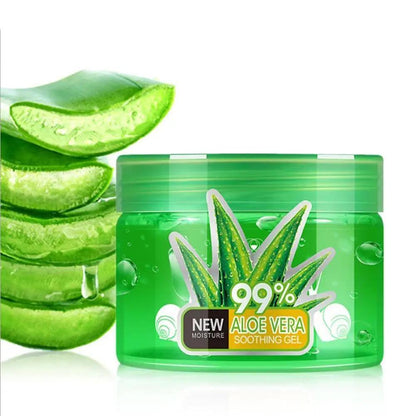 Aloe Vera Soothing Gel 99% Moisture Green Jar