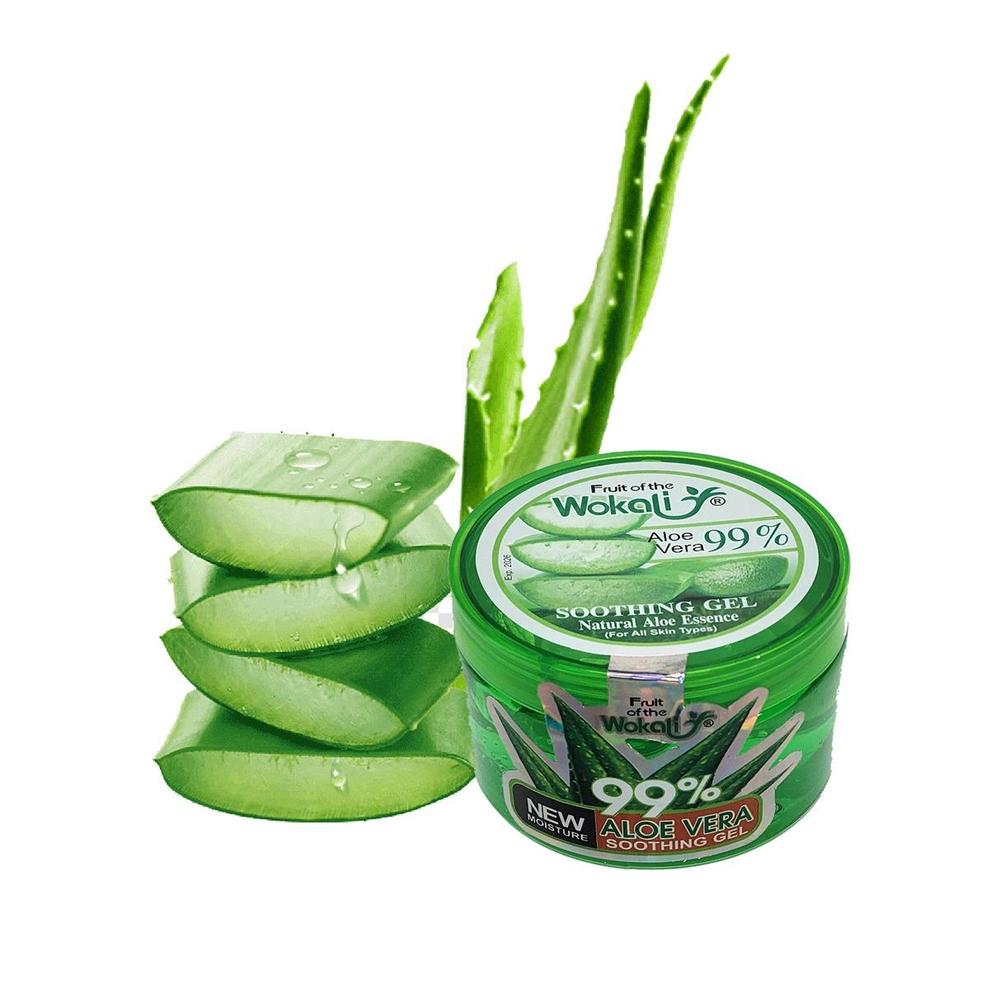 Aloe Vera Soothing Gel 99% Moisture Green Jar