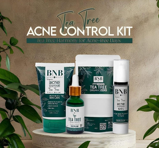 Tea Tree Acne Control Kit 4-Step Natural Skin Care