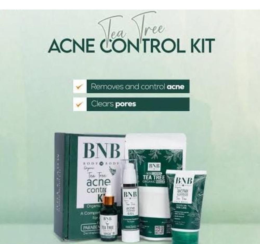 Tea Tree Acne Control Kit 4-Step Natural Skin Care