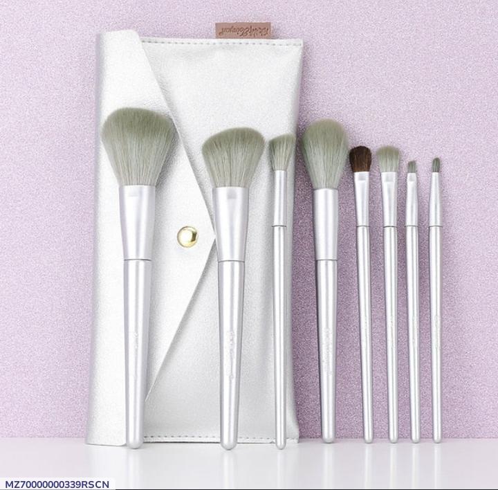 7 Pcs Synthetic Makeup Brushes Set With Pouch