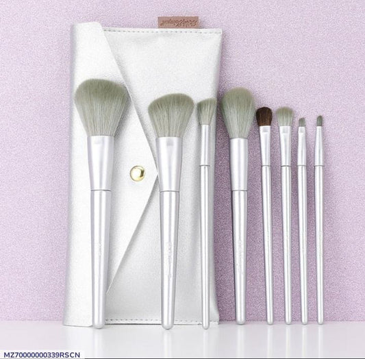 7 Pcs Synthetic Makeup Brushes Set With Pouch