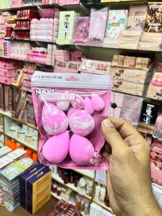 High quality 8 in 1 Reusable Beauty Blender - 4 Large 4 Small