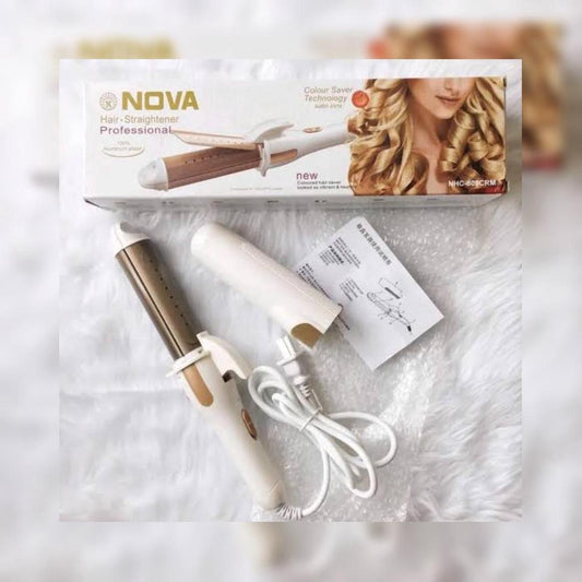 Nova 2-in-1 Hair Straightener &amp; Curler White